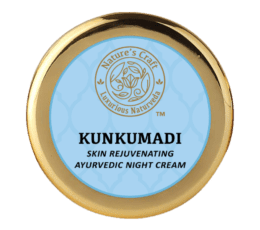 Nature’s Craft Kunkumadi Night Cream is formulated with pure Ayurvedic Kumkumadi Oil.
